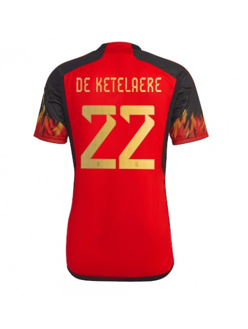 Billige Belgia Charles De Ketelaere #22 Hjemmedrakt VM 2022 Kortermet